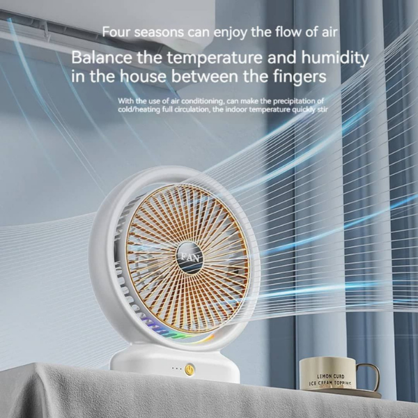 Ventilateur portatif rechargeable