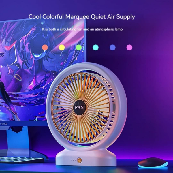 Ventilateur portatif rechargeable